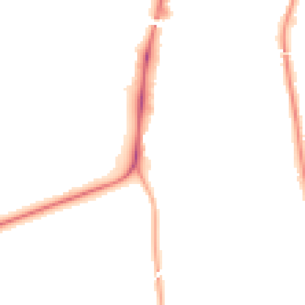 Night-time road noise heatmap for CV3 6AD
