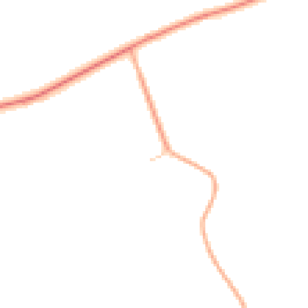 Daytime road noise heatmap for CV7 7AY