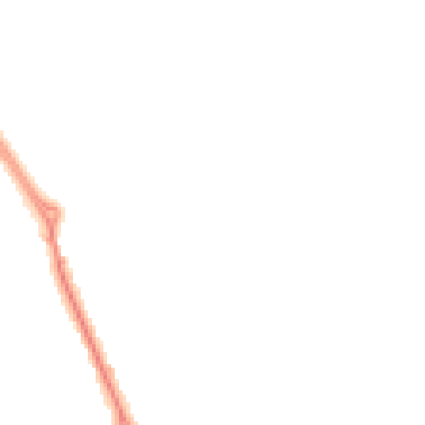 Night-time road noise heatmap for CV7 7BN