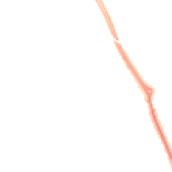 Night-time road noise heatmap for CV7 7BQ