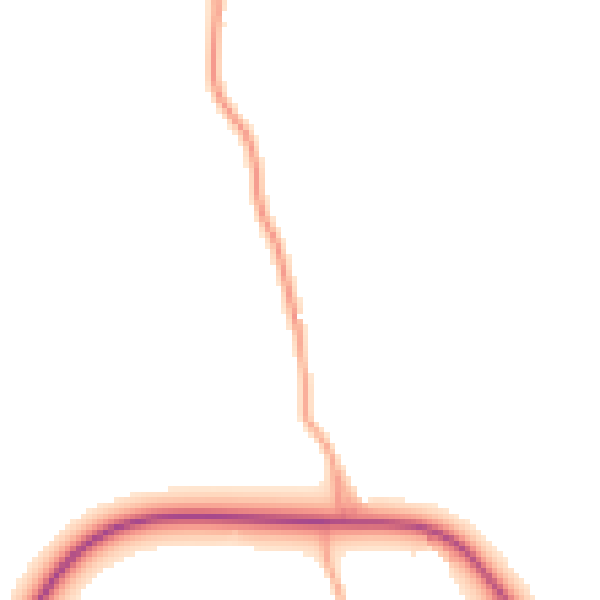 Daytime road noise heatmap for CV7 7BT