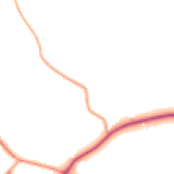 Daytime road noise heatmap for CV7 7DB