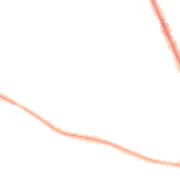 Night-time road noise heatmap for CV7 7DJ