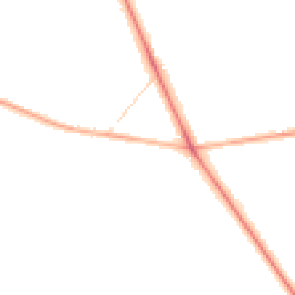 Night-time road noise heatmap for CV7 7DZ