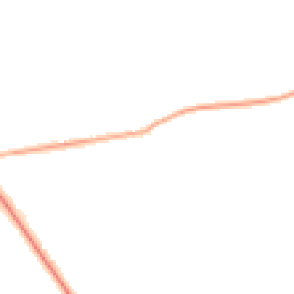 Night-time road noise heatmap for CV7 7GU