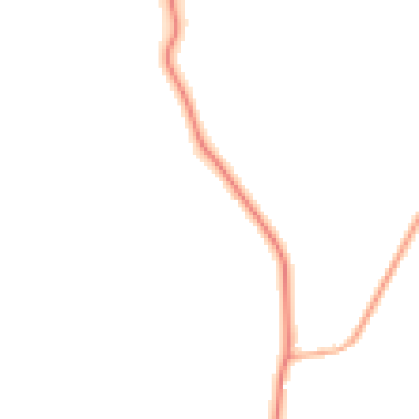 Daytime road noise heatmap for CV7 7HR