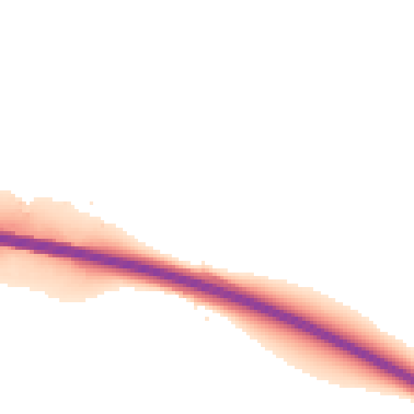 Night-time road noise heatmap for CV7 7JJ