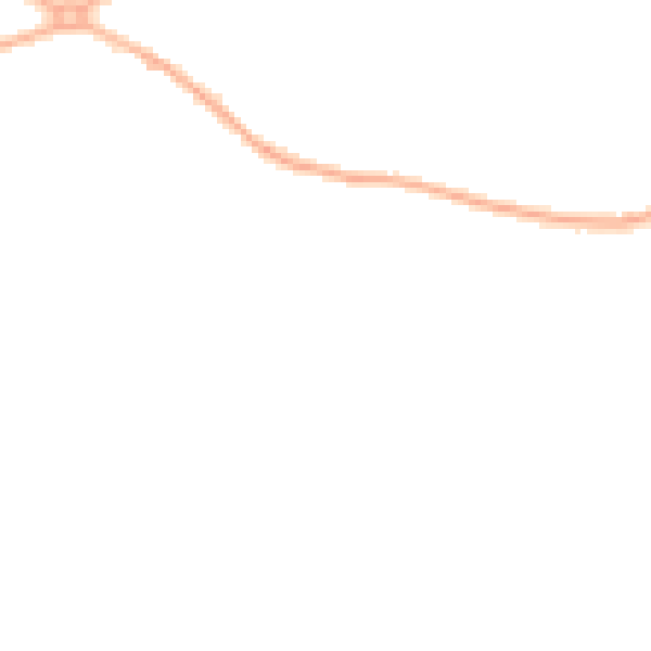 Night-time road noise heatmap for CV7 7LA