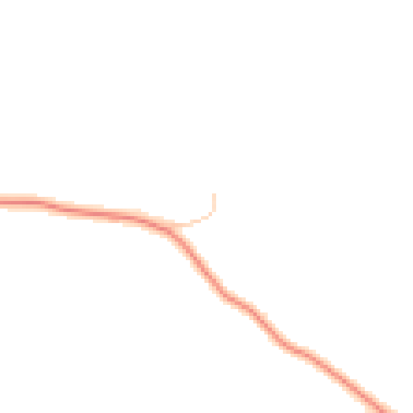 Daytime road noise heatmap for CV7 7LE