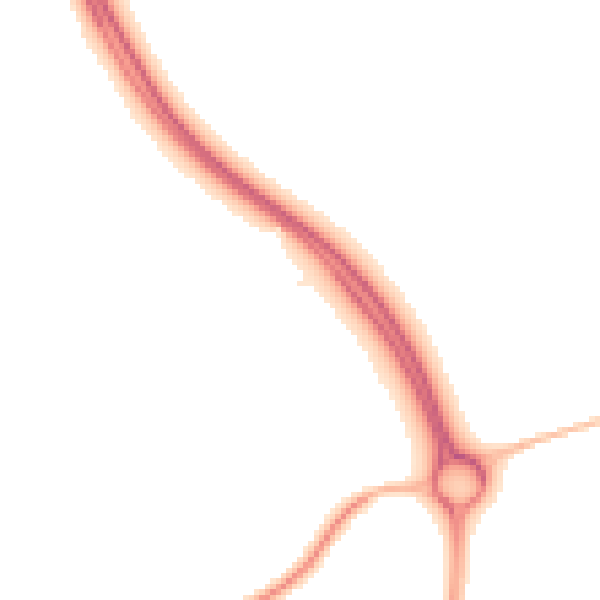 Night-time road noise heatmap for CV7 7LJ