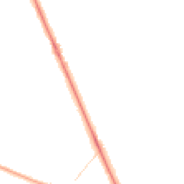 Night-time road noise heatmap for CV7 7PP