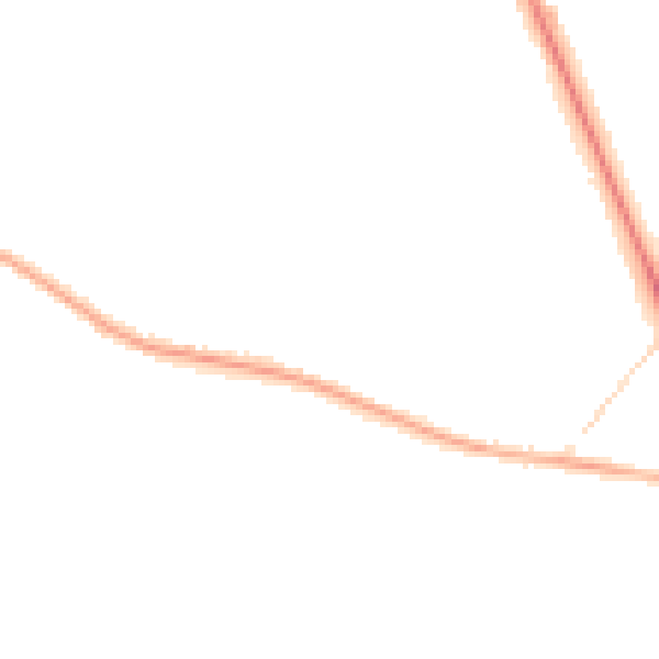 Night-time road noise heatmap for CV7 7QD