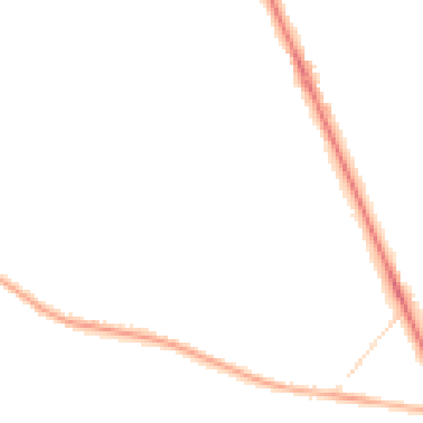 Night-time road noise heatmap for CV7 7QH