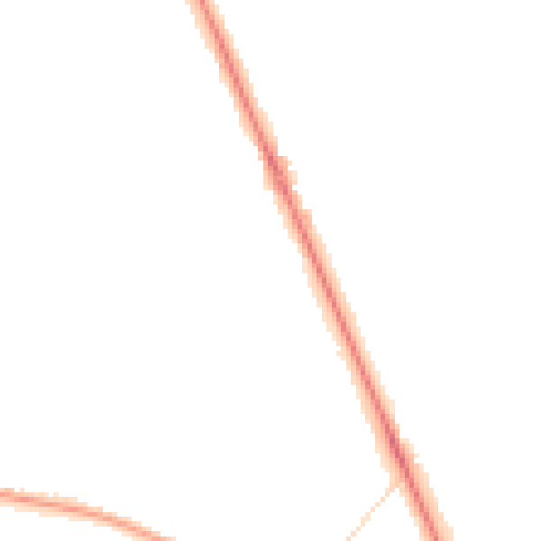 Night-time road noise heatmap for CV7 7QJ