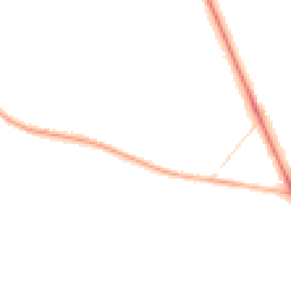 Night-time road noise heatmap for CV7 7QN