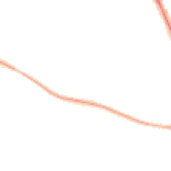Night-time road noise heatmap for CV7 7QT