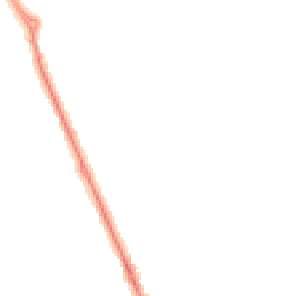 Night-time road noise heatmap for CV7 7RS
