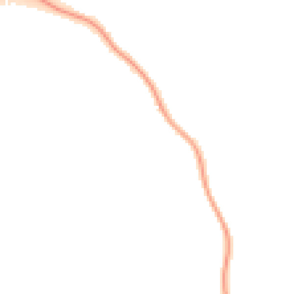 Night-time road noise heatmap for CV7 8AY