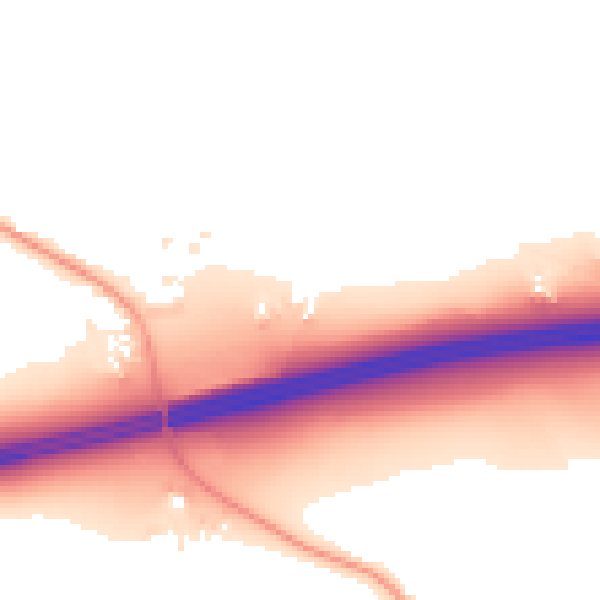 Night-time road noise heatmap for CV7 8BL