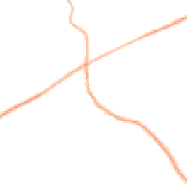 Night-time road noise heatmap for CV7 8ET