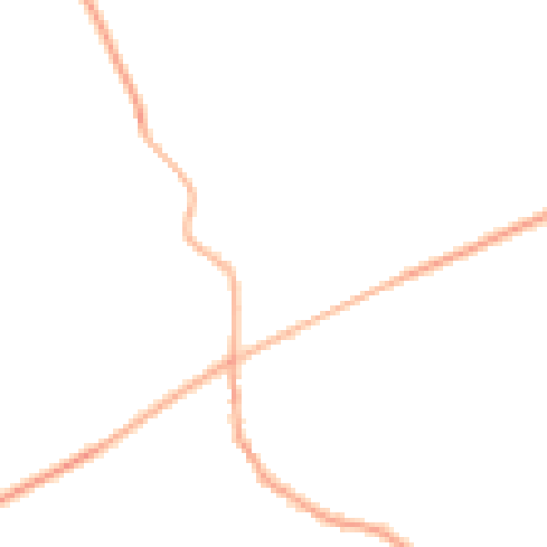 Night-time road noise heatmap for CV7 8EY