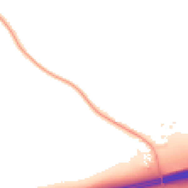 Night-time road noise heatmap for CV7 8FB