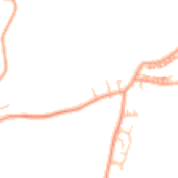 Daytime road noise heatmap for CV7 8FQ