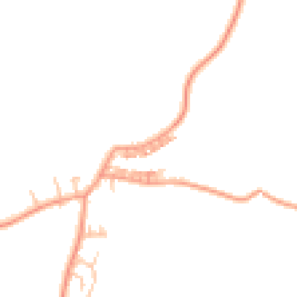 Daytime road noise heatmap for CV7 8FT