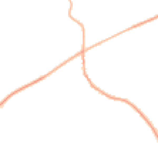 Night-time road noise heatmap for CV7 8NS