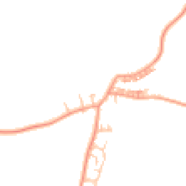 Daytime road noise heatmap for CV7 8NT