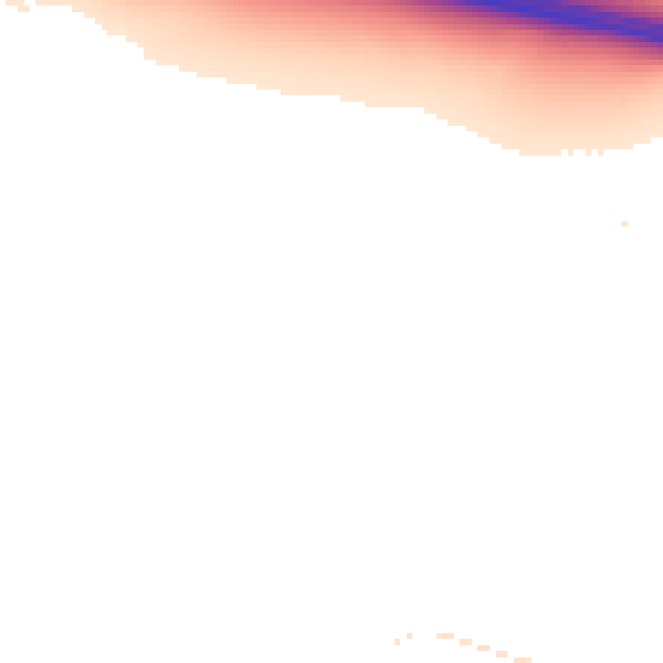 Night-time road noise heatmap for CV7 8PN