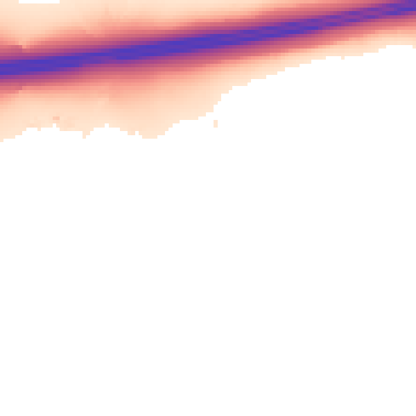 Night-time road noise heatmap for CV7 8QN