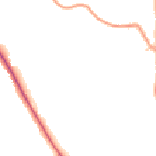 Daytime road noise heatmap for CV7 8QR