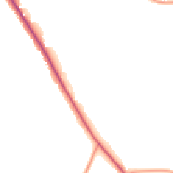 Daytime road noise heatmap for CV7 8QT