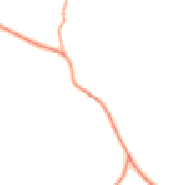 Daytime road noise heatmap for CV7 8RA