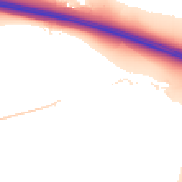 Night-time road noise heatmap for CV7 9AG