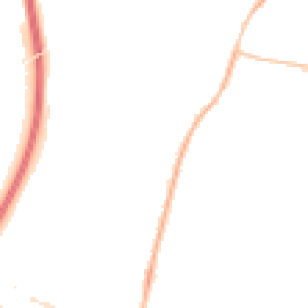 Night-time road noise heatmap for CV7 9BJ