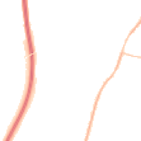 Night-time road noise heatmap for CV7 9BT