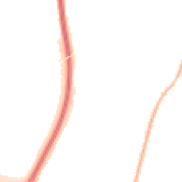 Night-time road noise heatmap for CV7 9BX