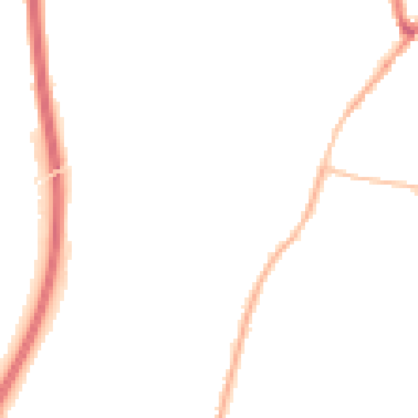 Night-time road noise heatmap for CV7 9DA