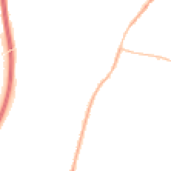 Night-time road noise heatmap for CV7 9DG