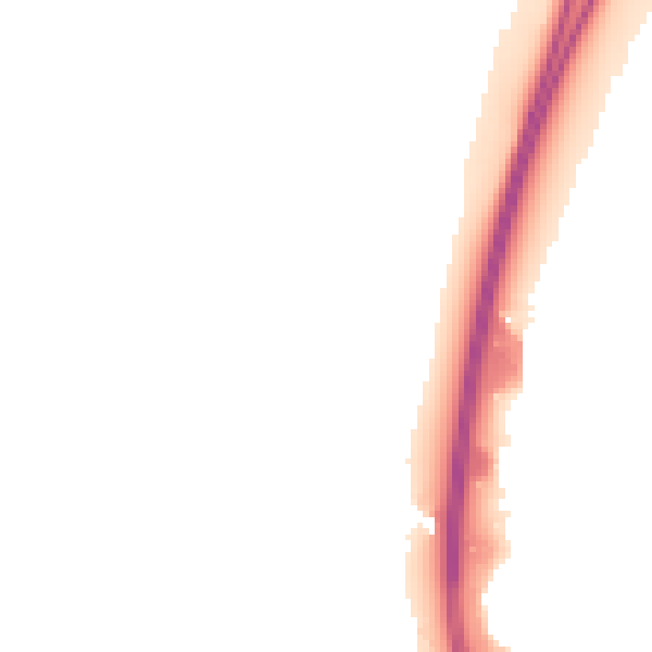 Night-time road noise heatmap for CV7 9EH