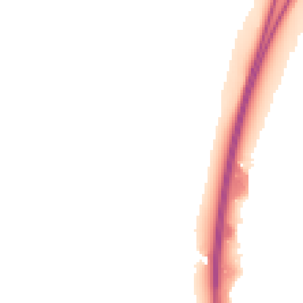 Night-time road noise heatmap for CV7 9FA