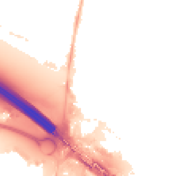 Night-time road noise heatmap for CV7 9FW
