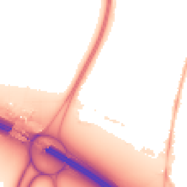Night-time road noise heatmap for CV7 9GJ