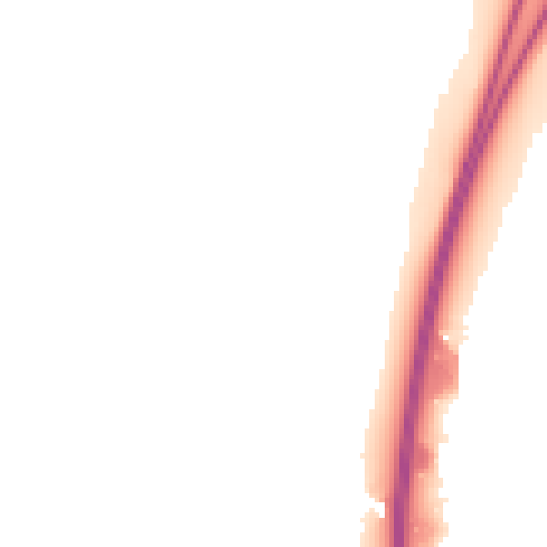 Night-time road noise heatmap for CV7 9HQ