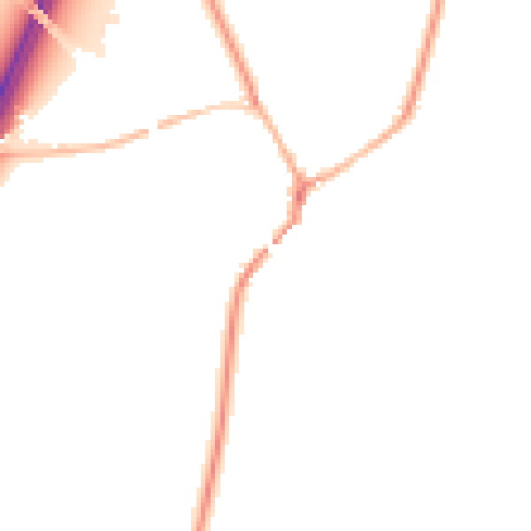 Night-time road noise heatmap for CV7 9HX