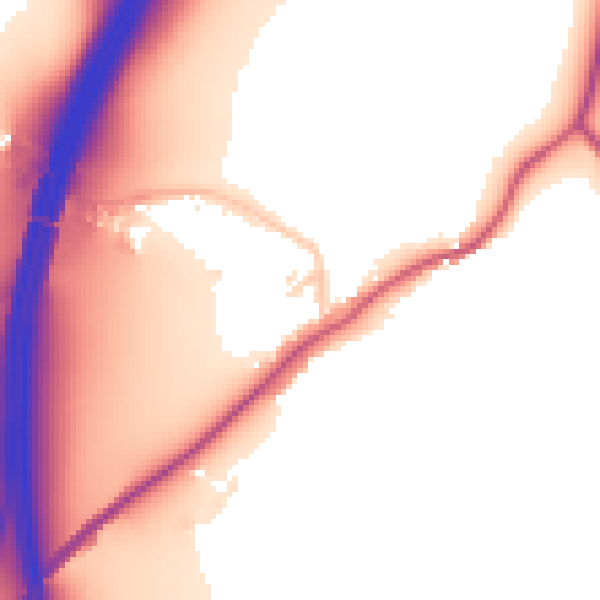 Daytime road noise heatmap for CV7 9JB