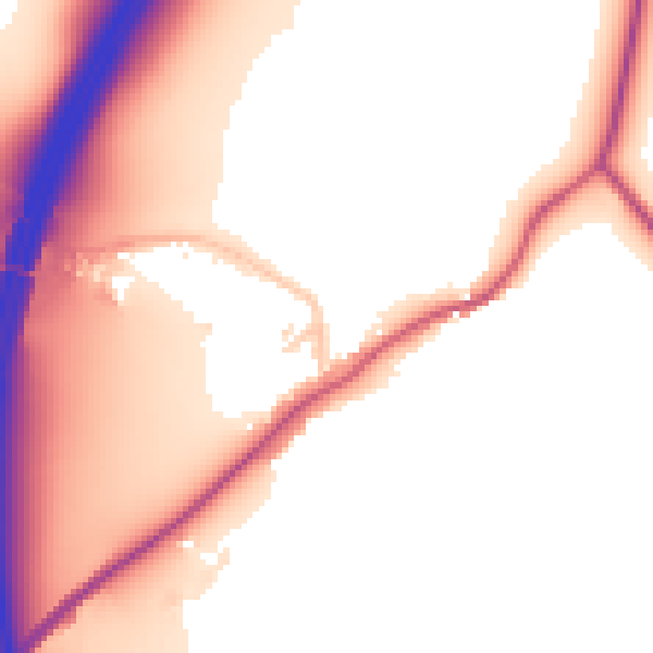 Daytime road noise heatmap for CV7 9JD