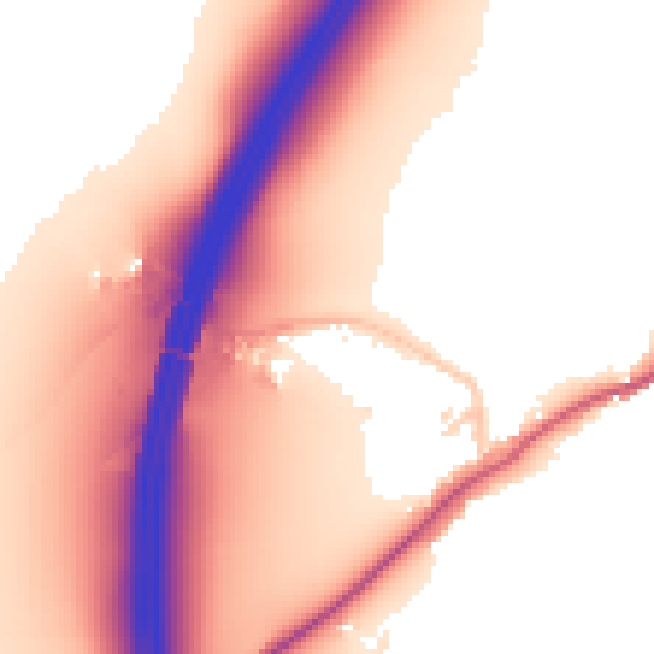 Daytime road noise heatmap for CV7 9JE